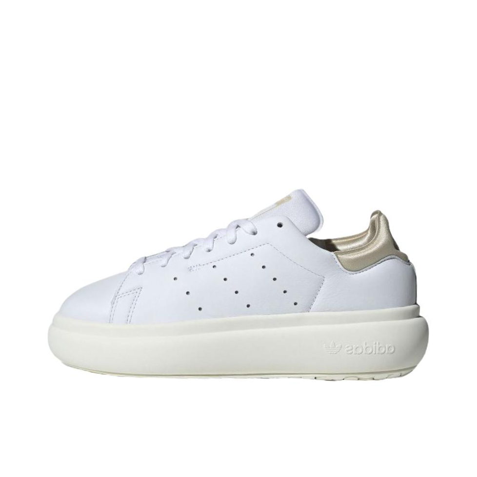推荐商品：adidas Originals Stan Smith PF 面包鞋 板鞋 厚底增高防滑耐磨舒适轻便百搭简约潮流 汉玉白/白色