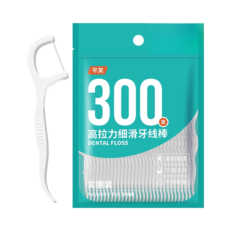 推荐商品：平笑 超细高拉力牙线棒