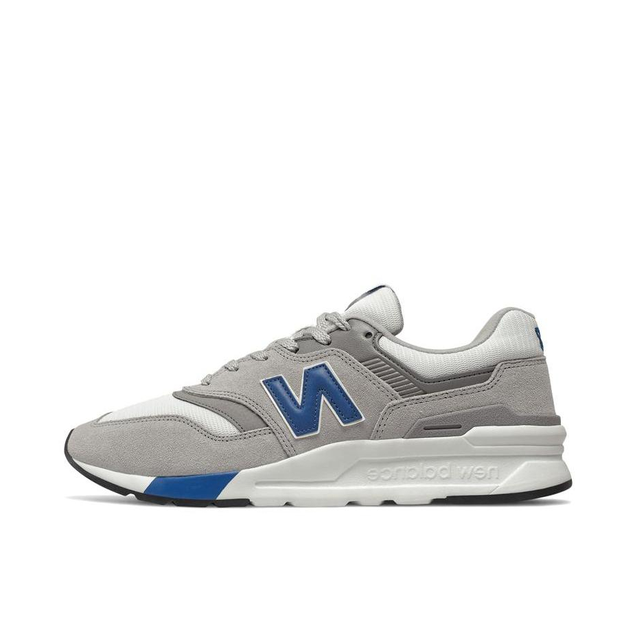 推荐商品：New Balance 997 时尚复古 防滑耐磨 透气舒适 运动休闲鞋 浅灰/宝蓝