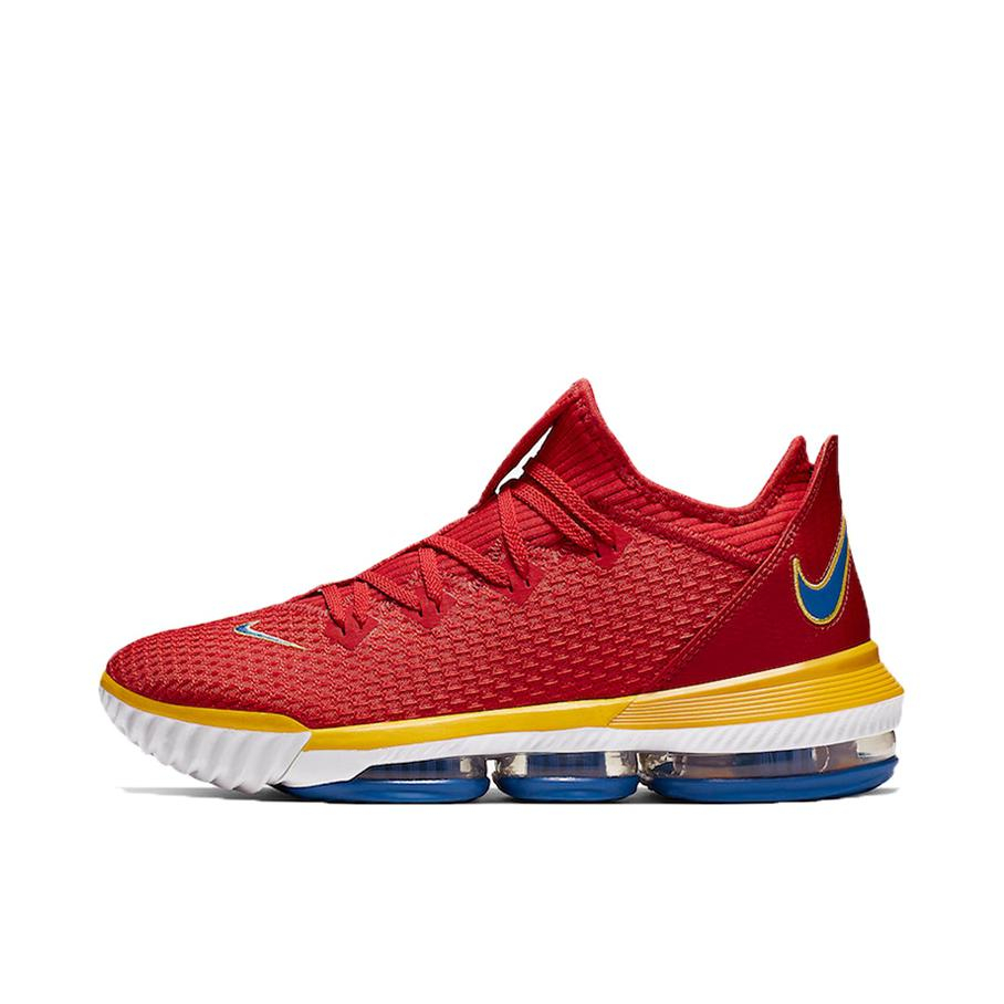 推荐商品：Nike Zoom LeBron 16 詹姆斯 缓震回弹 防滑耐磨 圆头 实战 篮球鞋 University Red/Blue 大学红/蓝