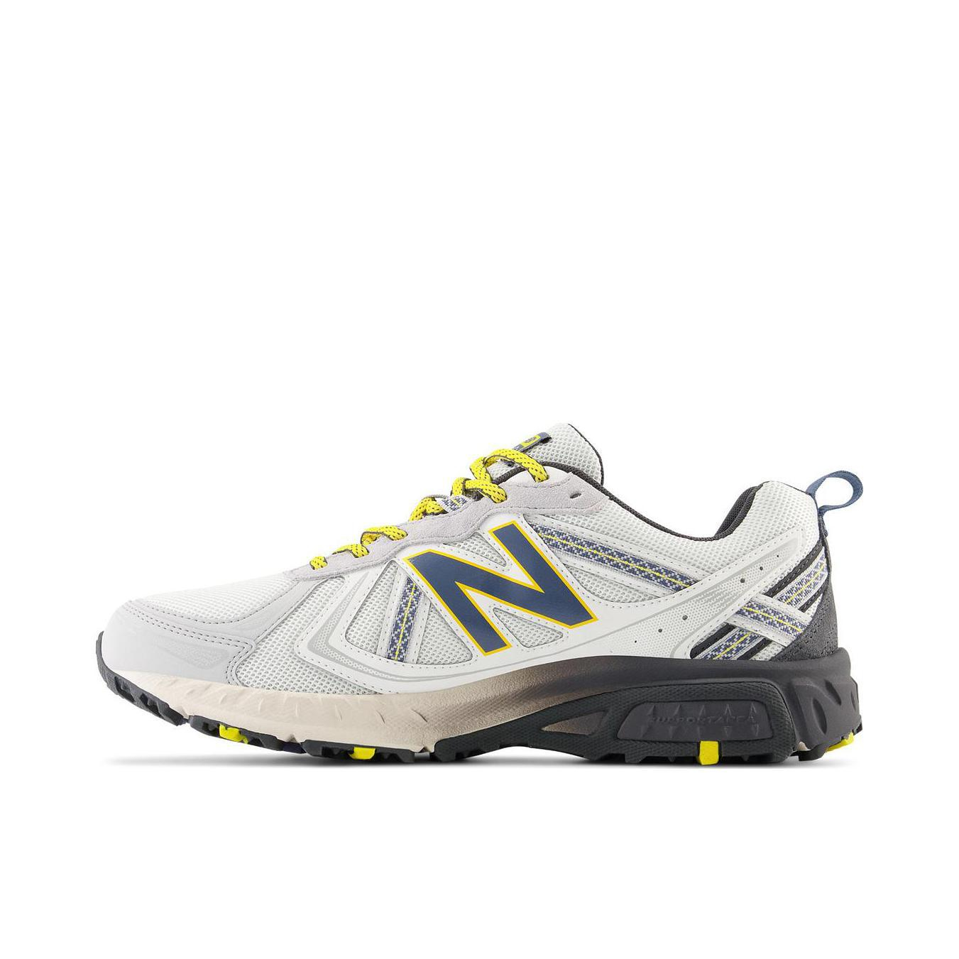 推荐商品：New Balance 410 跑鞋 潮流复古减震回弹防滑耐磨舒适轻便网面透气运动 白色/灰色