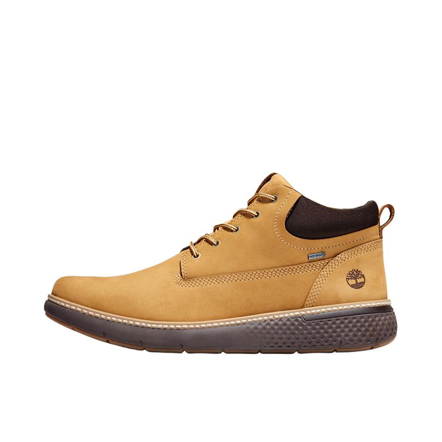 推荐商品：Timberland/添柏岚 Cross Mark Chukka 防滑耐磨 舒适透气 防水 户外鞋 小麦色/深棕色