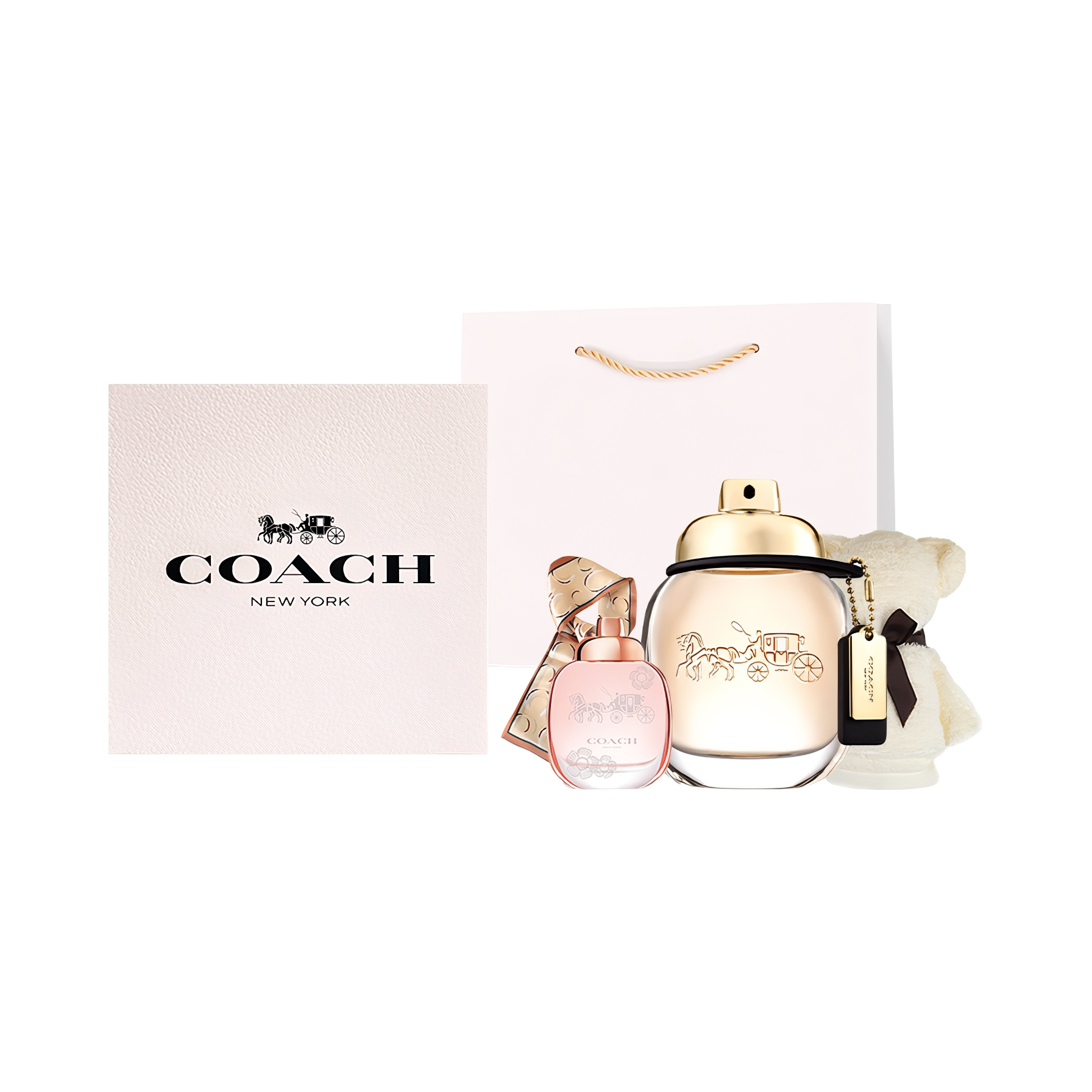 Coach/蔻驰 纽约女士浓香水礼盒套装 纽约浓香 30ml+花馥蕊香 4.5ml+礼盒