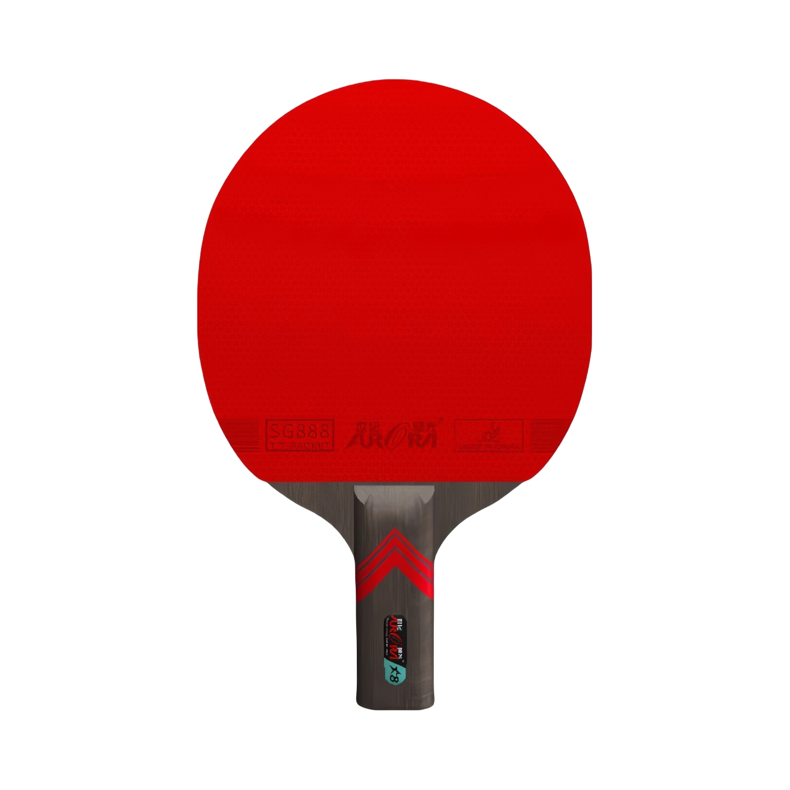 推荐商品：FURRA/世纪曙光 8星 双面反胶 专业级 乒乓球拍