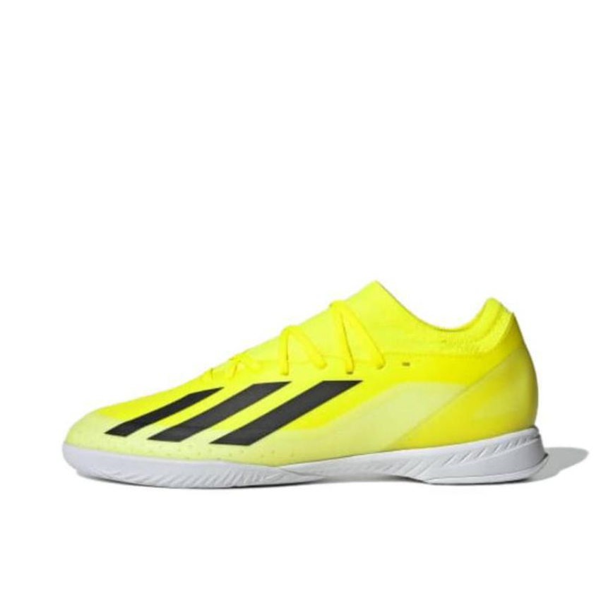 推荐商品：adidas X Crazyfast League IN 中端 平底 室内 足球鞋 黄色/黑色