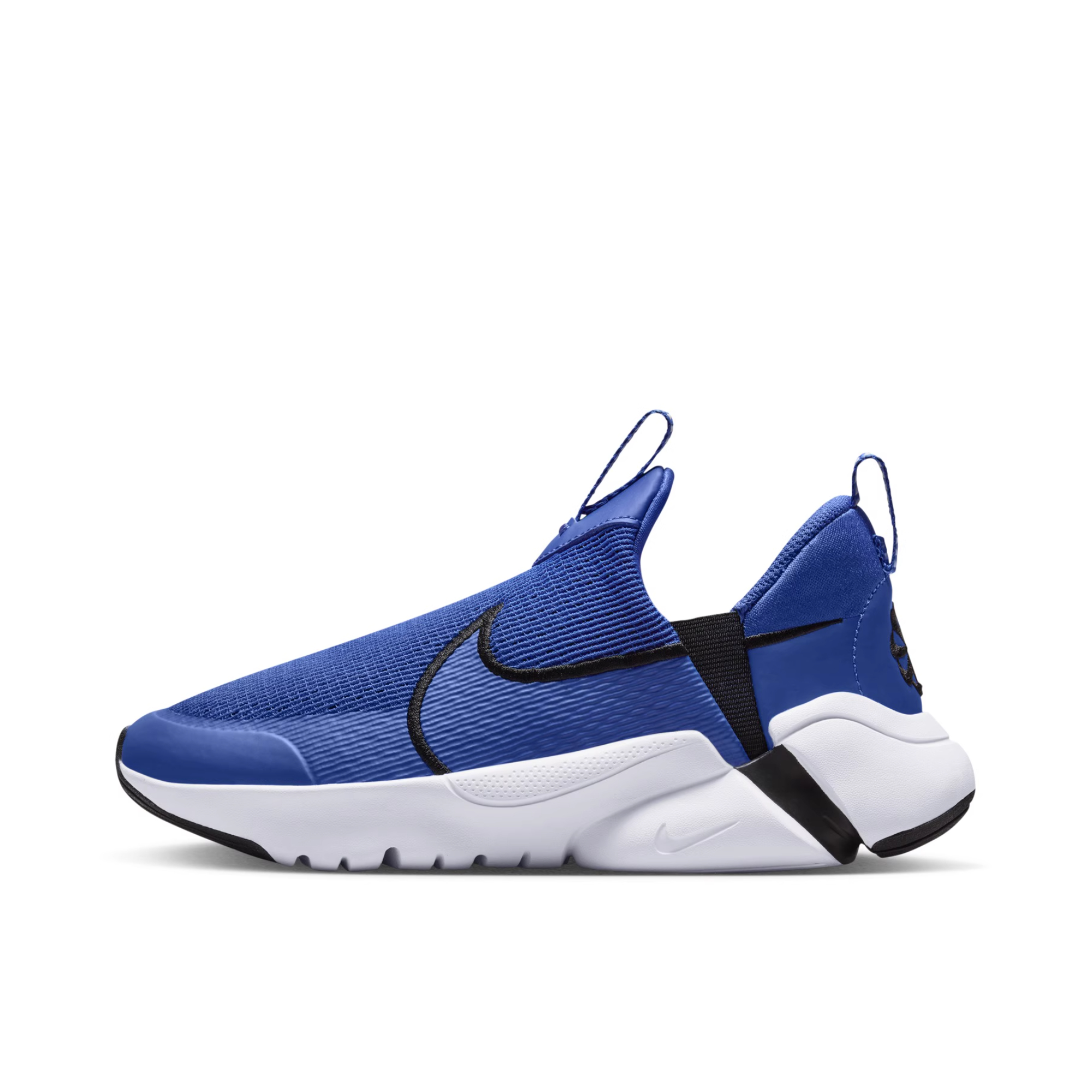 推荐商品：Nike Flex Plus 2 跑鞋 舒适百搭耐磨透气网面一脚蹬易穿脱 GS/游戏宝蓝/黑色/白色