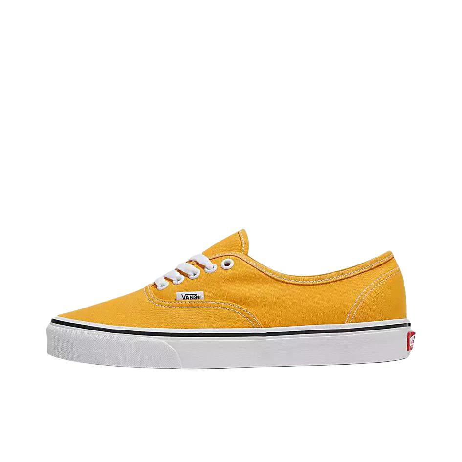 推荐商品：Vans/范斯 Authentic 潮流休闲 轻便舒适 防滑耐磨 百搭运动 复古 板鞋 白色/黄色/黑色