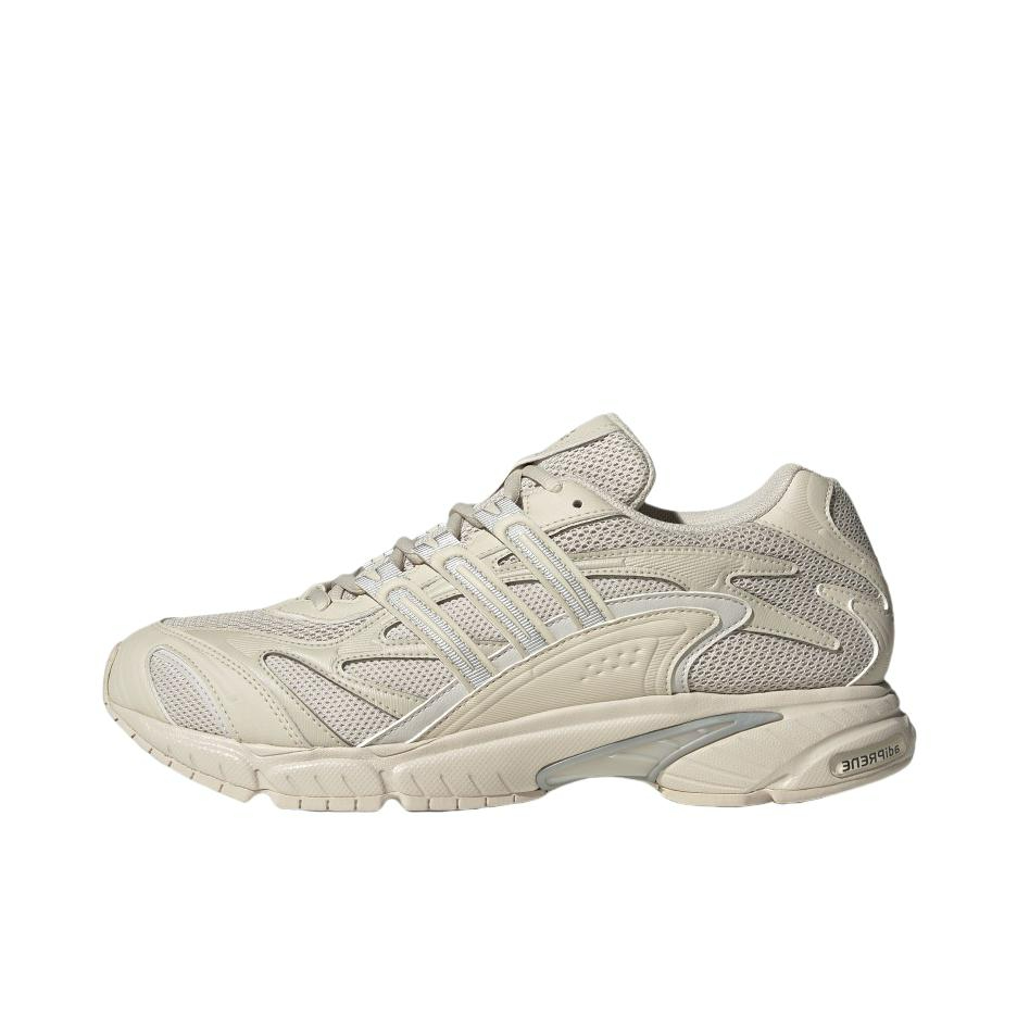 推荐商品：adidas Temper Run 2.0 运动休闲鞋 防滑耐磨网面透气减震轻质千禧风 矾土棕/金属银/灰色