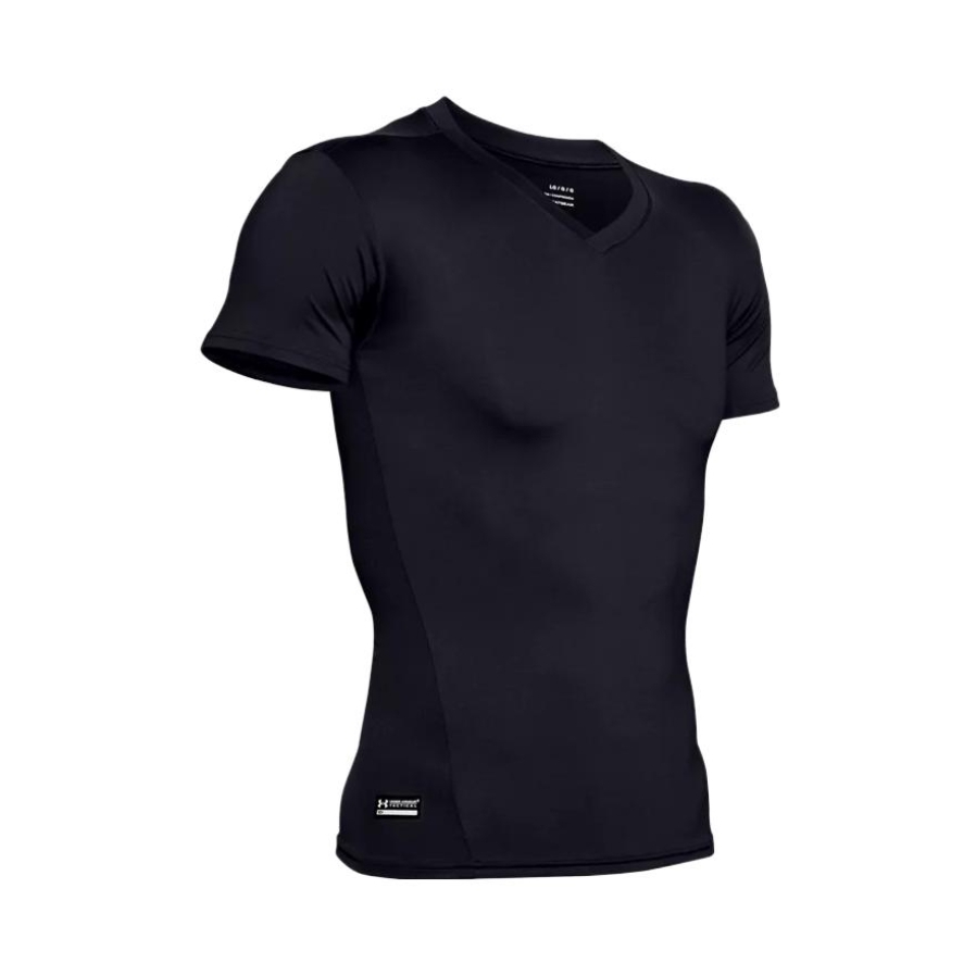 Under Armour 战术V领Compression紧身速干套头短袖T恤 1216010