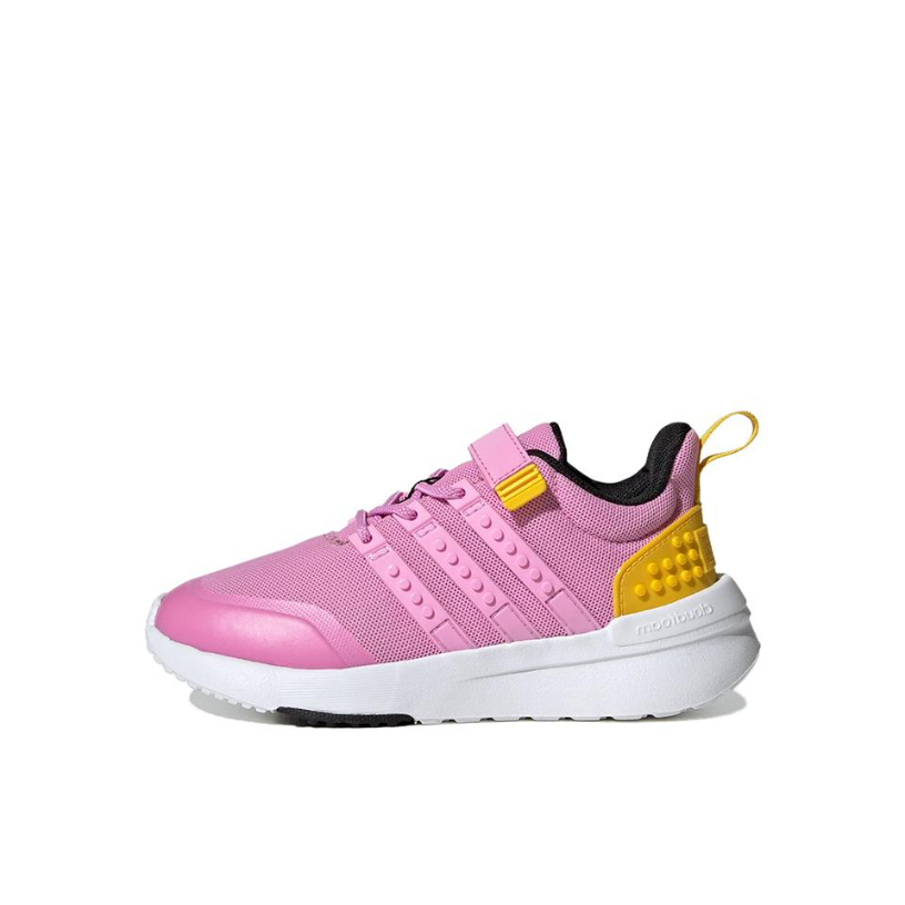 推荐商品：adidas neo Racer TR21 防滑耐磨 减震网面 休闲时尚 百搭 魔术贴 运动鞋儿童 小童/乐高联名/粉色