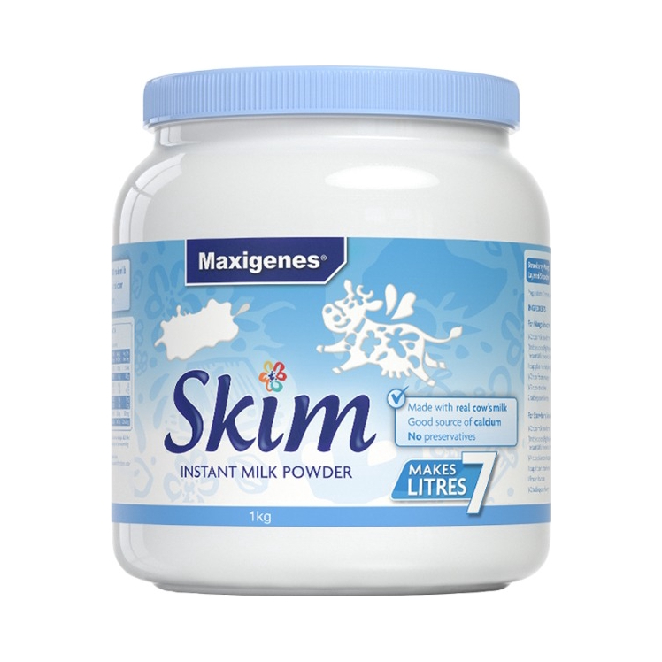 推荐商品：Maxigenes/美可卓 脱脂奶粉 1kg 罐装