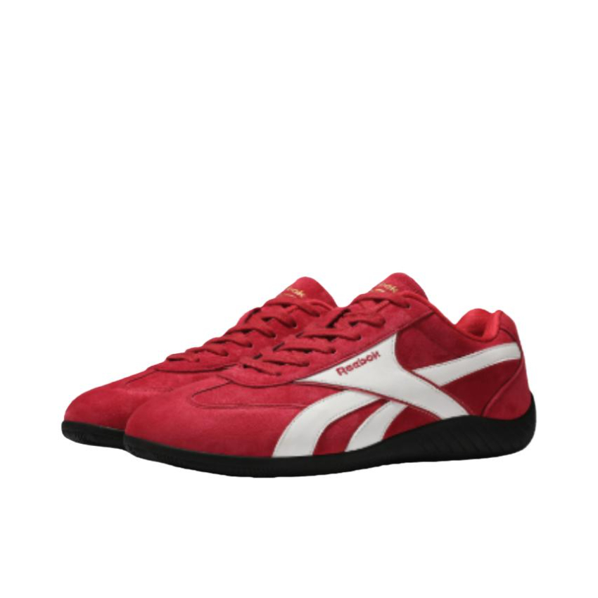 推荐商品：Reebok/锐步 Apex Racer Grid系列 运动休闲鞋 情侣复古风简约百搭 红色