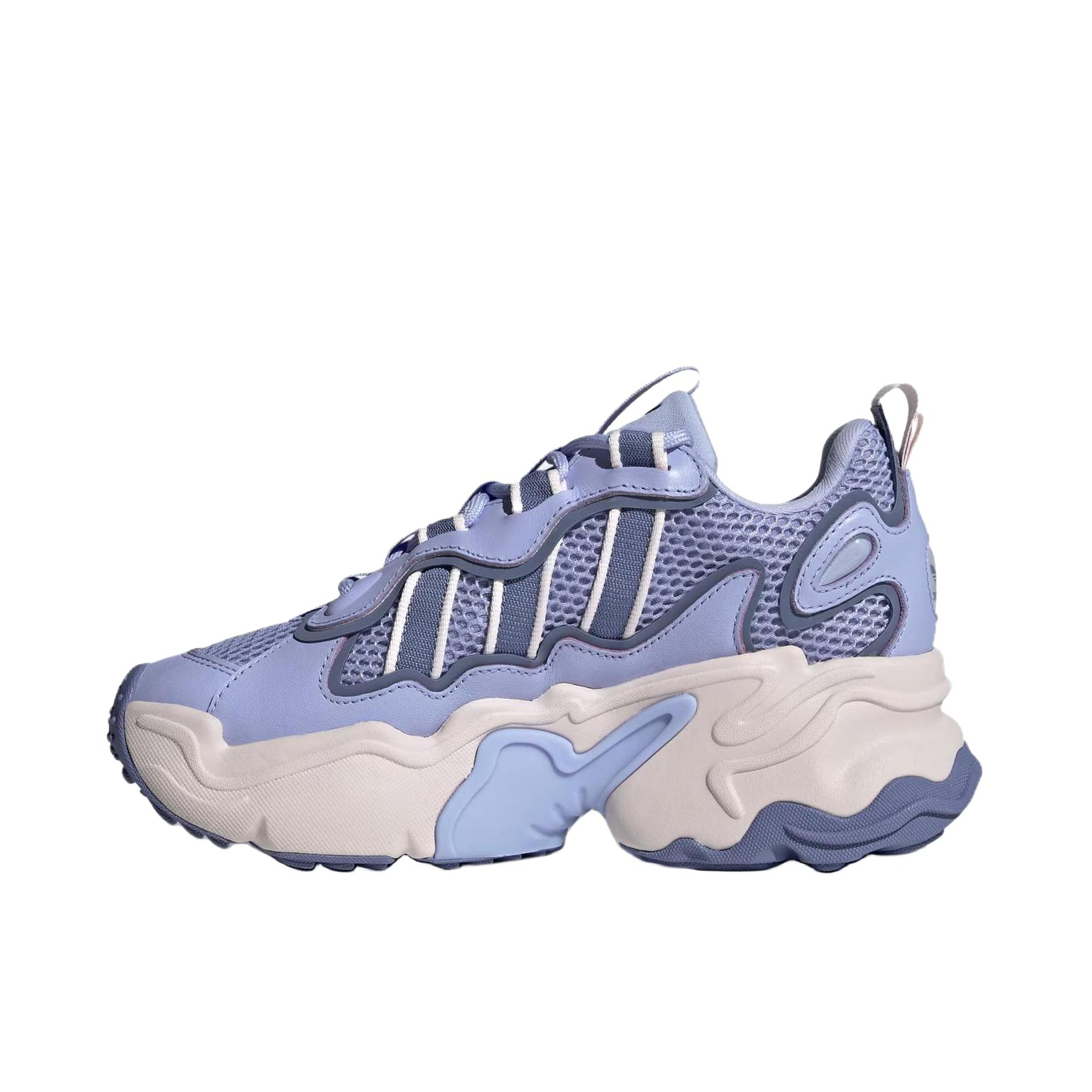 推荐商品：adidas Originals  Ozthemis  减震防滑 耐磨增高 网布贴合  老爹鞋 女款/紫色