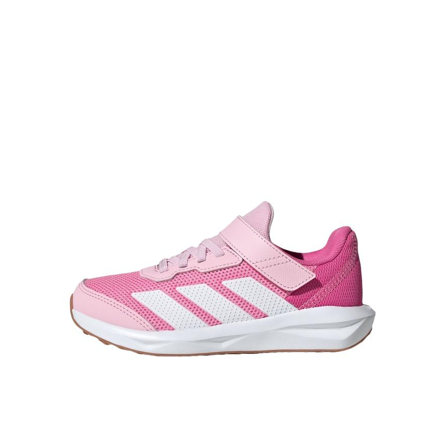 推荐商品：adidas  FAITO EL  休闲 轻运动 魔术贴 运动鞋儿童 小童/祈福粉/白色/清澈粉