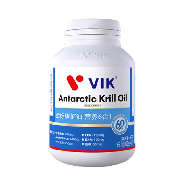 推荐商品：VIK 海洋磷虾油 瓶装