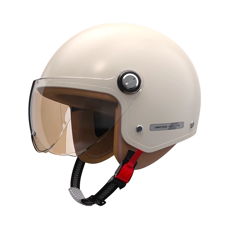 推荐商品：UMOTOS MTS-301SA 冬季保暖 3/4盔 电动车头盔