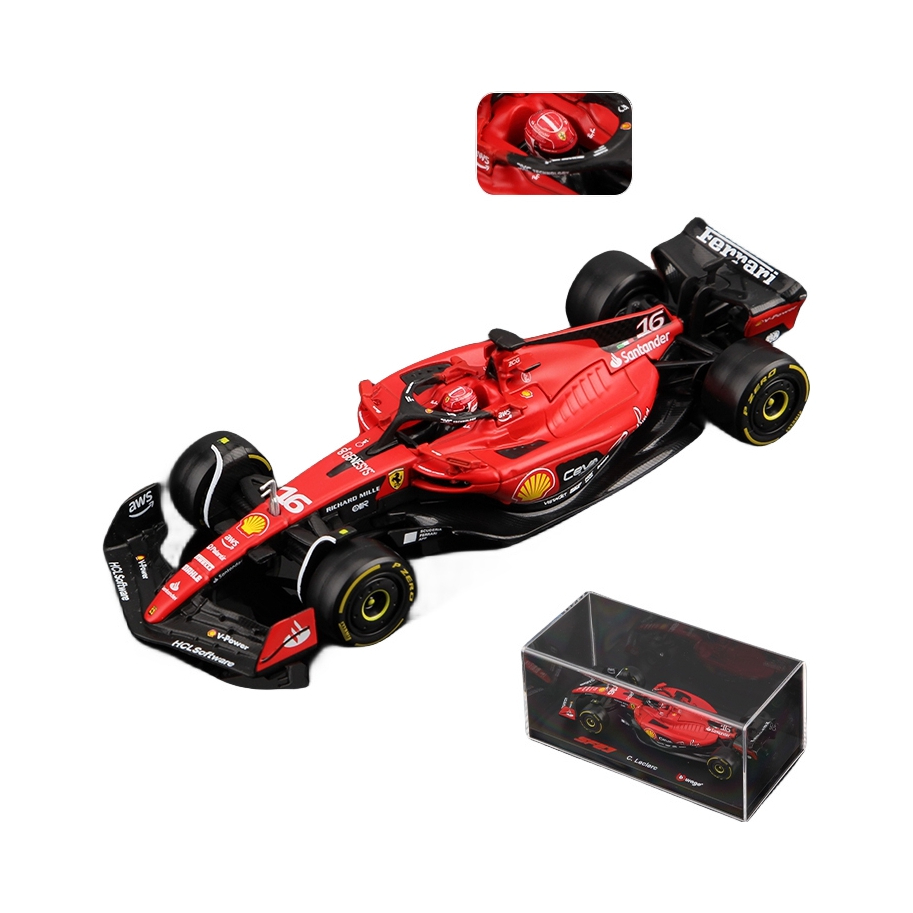 推荐商品：比美高 1/43 法拉利 sf23 合金车模 方程式 成品模型