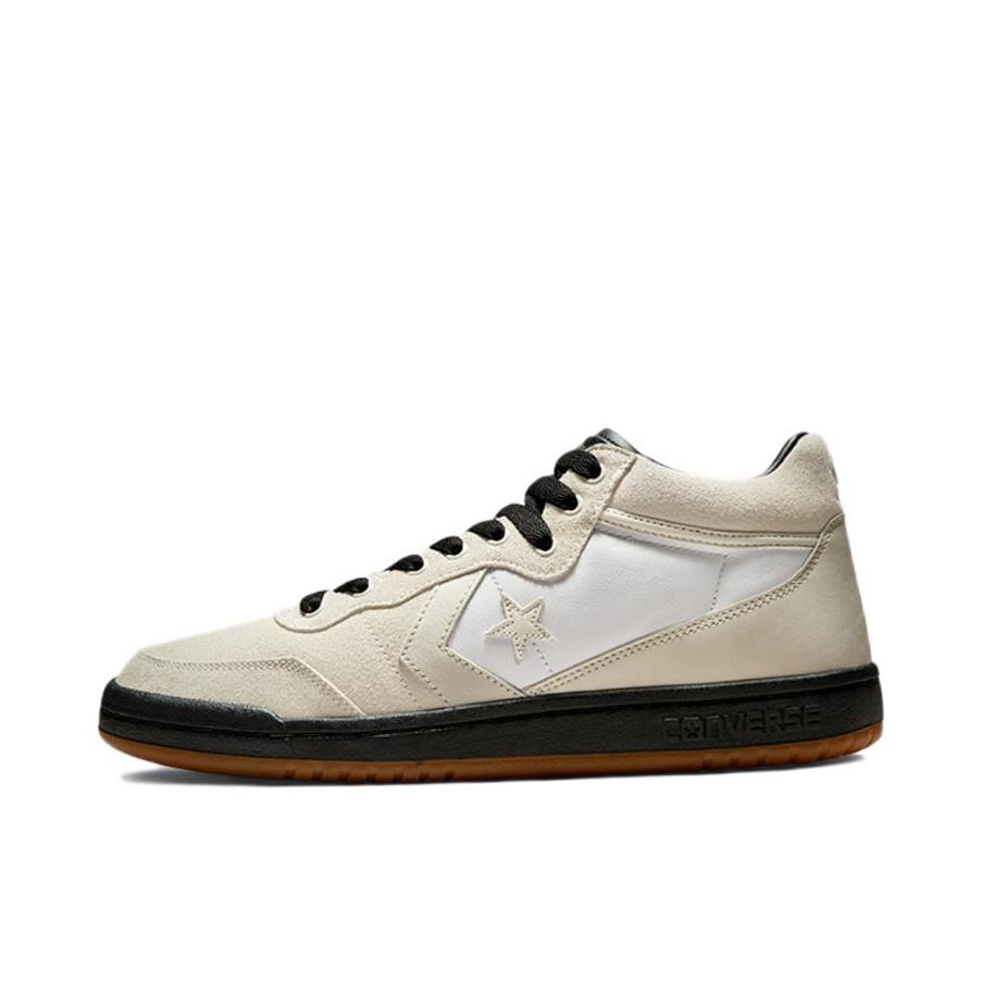 推荐商品：Converse/匡威 Fastbreak 83 圆头 时尚复古 休闲 减震回弹 防滑耐磨 轻便 滑板鞋 Carhartt WIP联名/奶茶色/黑色