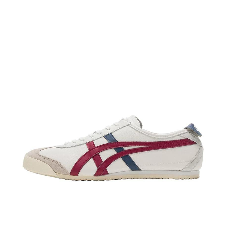 推荐商品：Onitsuka Tiger Mexico 66 德训鞋 运动休闲鞋 复古轻便透气舒适百搭防滑 白/红/蓝