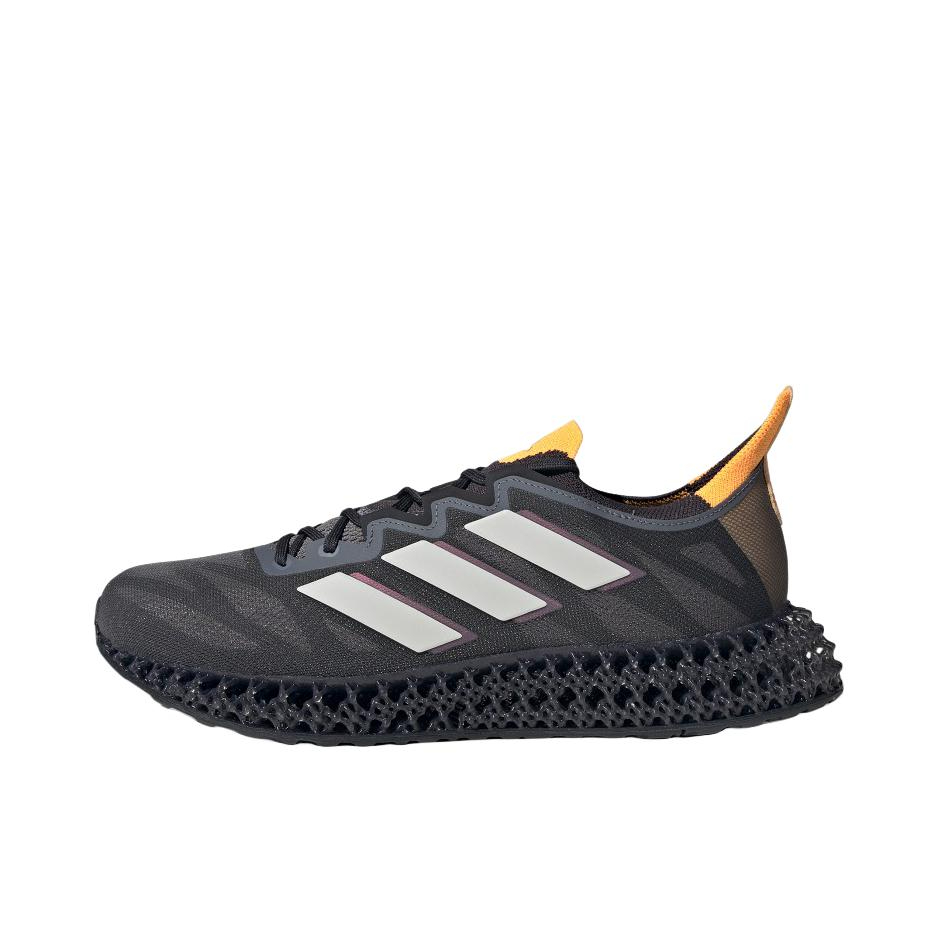 推荐商品：adidas 4DFWD 3 随心 减震透气 轻便耐磨 织物 碳板 跑鞋 黑色/黄色