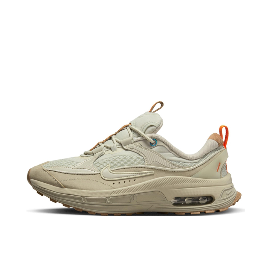 推荐商品：Nike Air Max BLiss 跑鞋 气垫复古缓震耐磨透气织物合成革圆头 浅石灰
