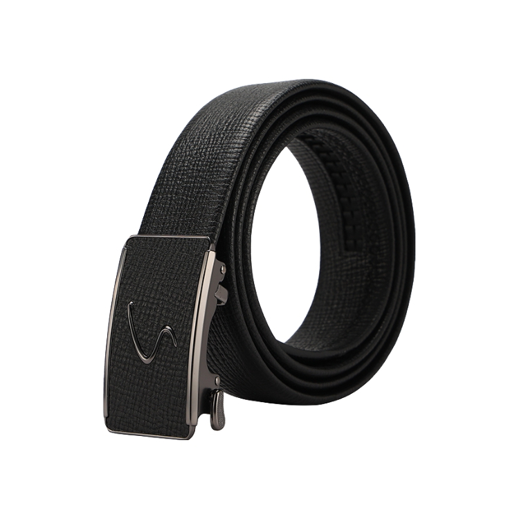 推荐商品：Satchi/沙驰 内穿式自动扣牛皮软面腰带 ADN55034-4HNB