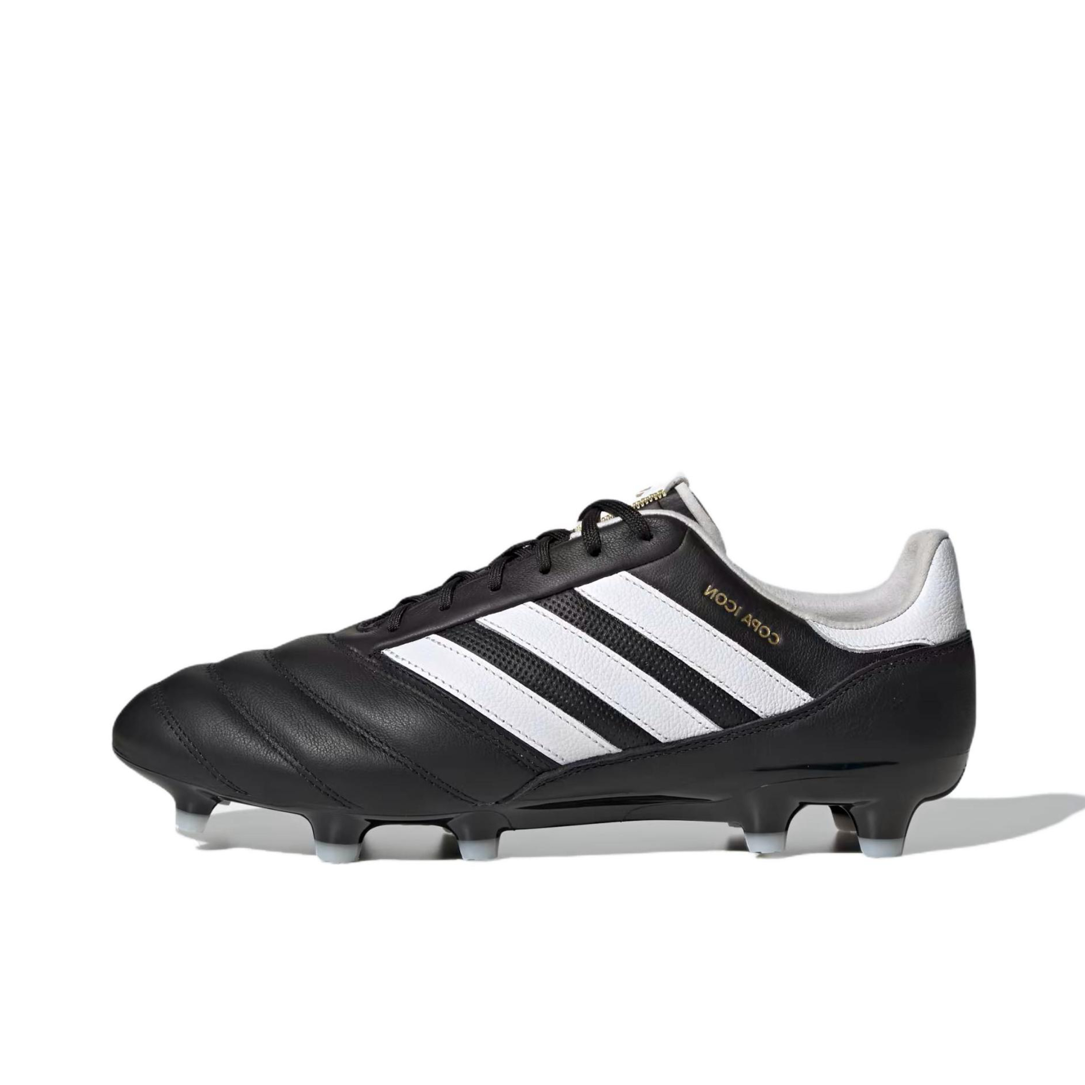 推荐商品：adidas Copa Icon II FG 次顶级 胶质长钉 天然硬草地 系带款防滑 足球鞋 黑色/白色