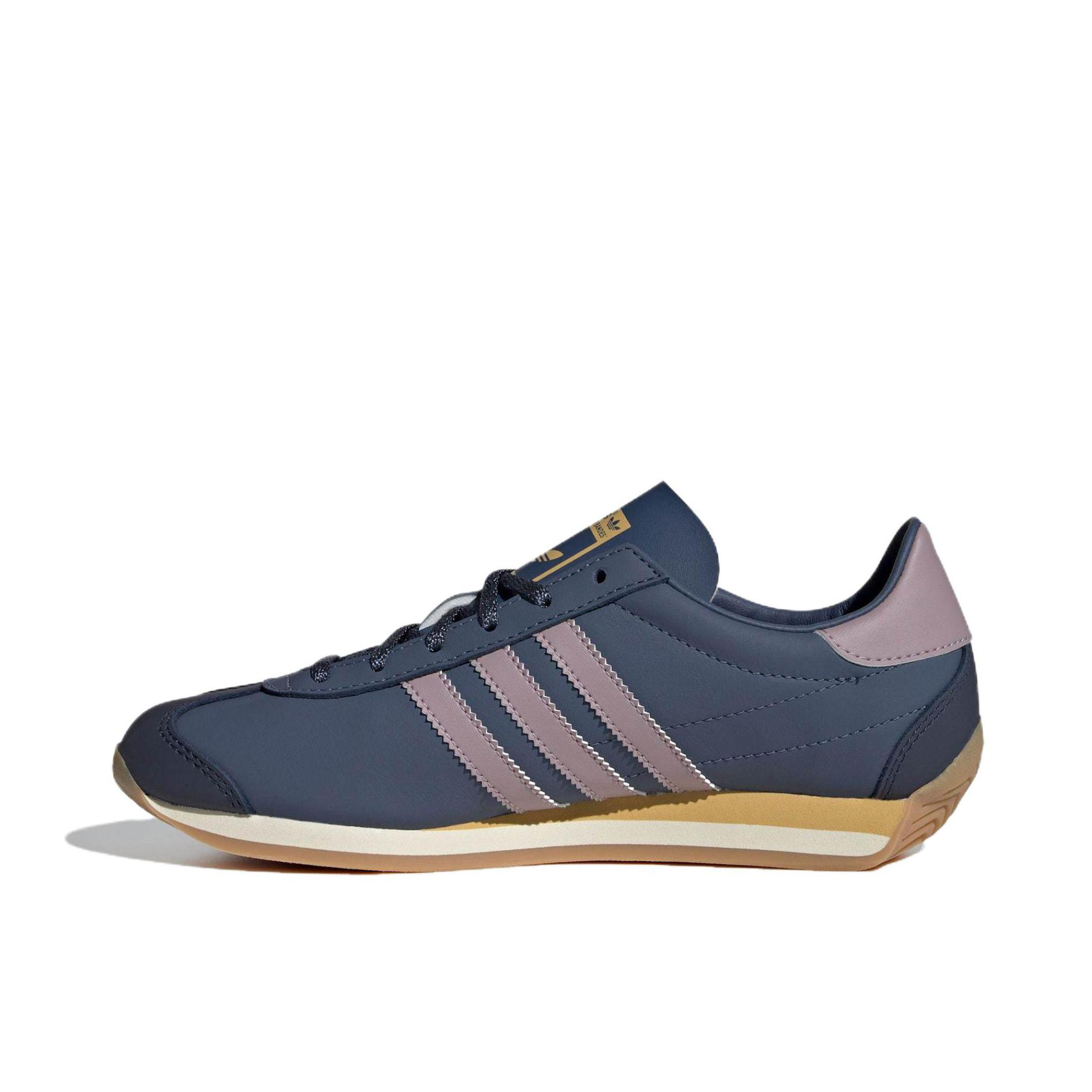推荐商品：adidas Originals Country OG T头鞋 德训鞋 运动休闲鞋 防滑耐磨舒适轻便百搭简约时尚复古风 蓝色/紫色