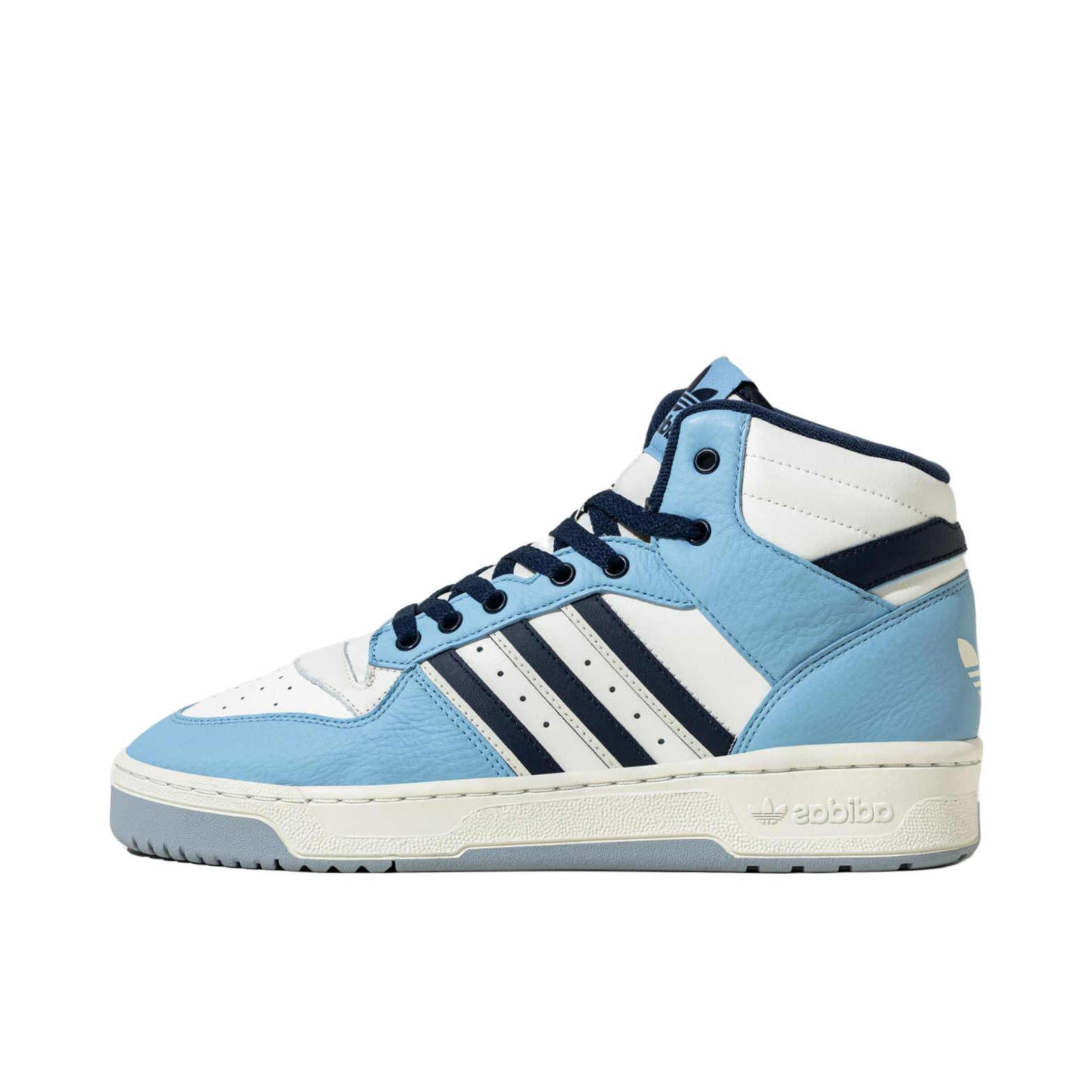 推荐商品：adidas Originals Rivalry 舒适简约 复古 轻便 透气 运动休闲鞋 汉玉白/天蓝色/藏青蓝