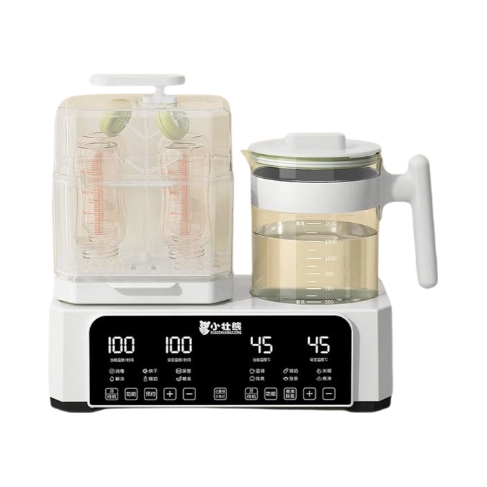 推荐商品：小壮熊 婴儿冲奶暖奶瓶消毒烘干一体机家用恒温壶泡奶热奶带烘干一体