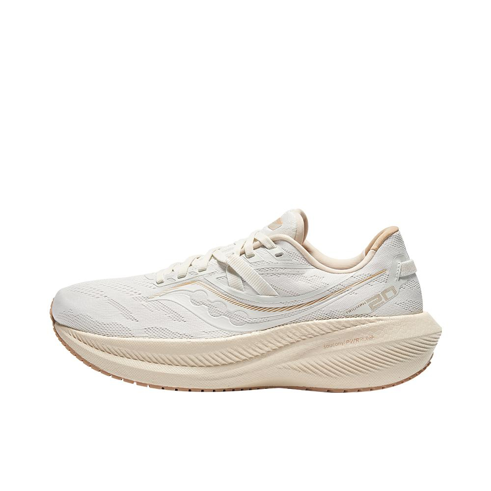 Saucony/索康尼 Triumph 胜利 20 减震透气 防水 防滑耐磨 跑鞋 米色