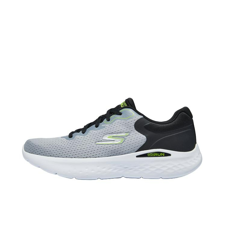 推荐商品：Skechers/斯凯奇 Go Run Lite 透气 缓震回弹 防滑耐磨 舒适软底 绑带 跑鞋 220898 灰色/黑色