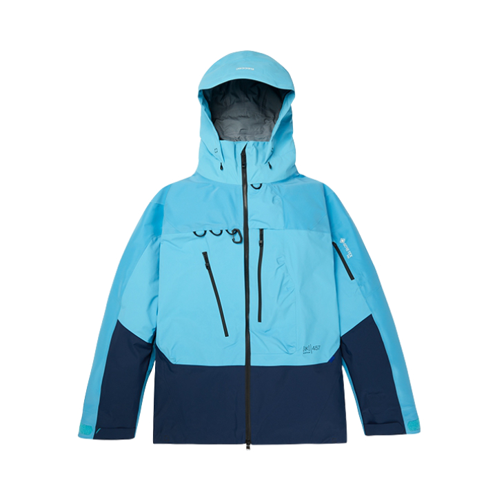 推荐商品：【林一同款】Burton AK 457系列GORE-TEX 3L PRO单板拉链防泼水防风连帽野雪滑雪服 233031 蓝