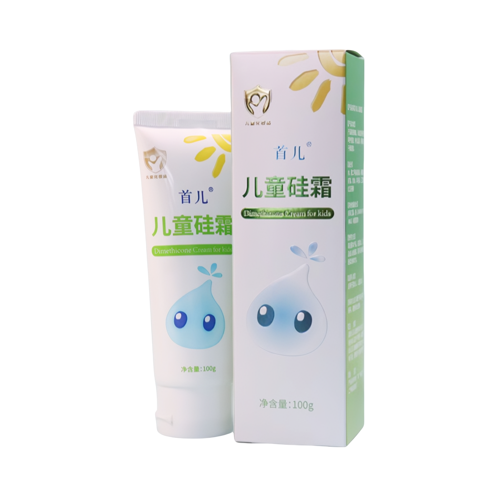 推荐商品：首儿 儿童护肤保湿硅霜补水保湿