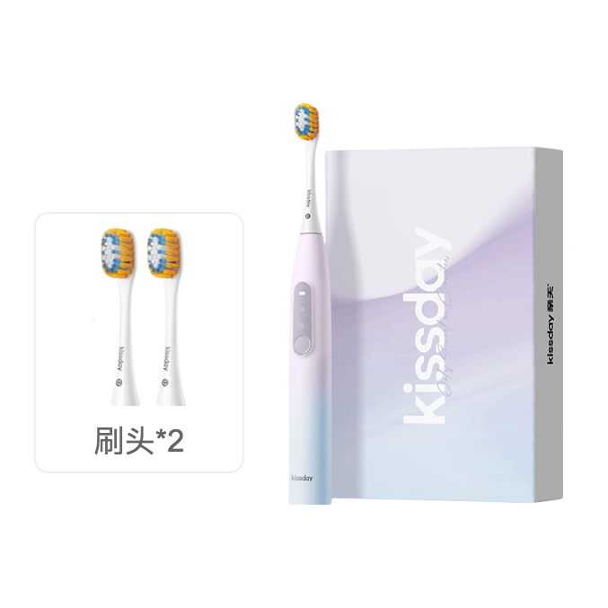 推荐商品：【usmile笑容加旗下平替】kissday/亲天 P20 电动牙刷 智能变频 呵护口腔 扫振一体 凸面 补牙 敏牙 音乐律动 软毛
