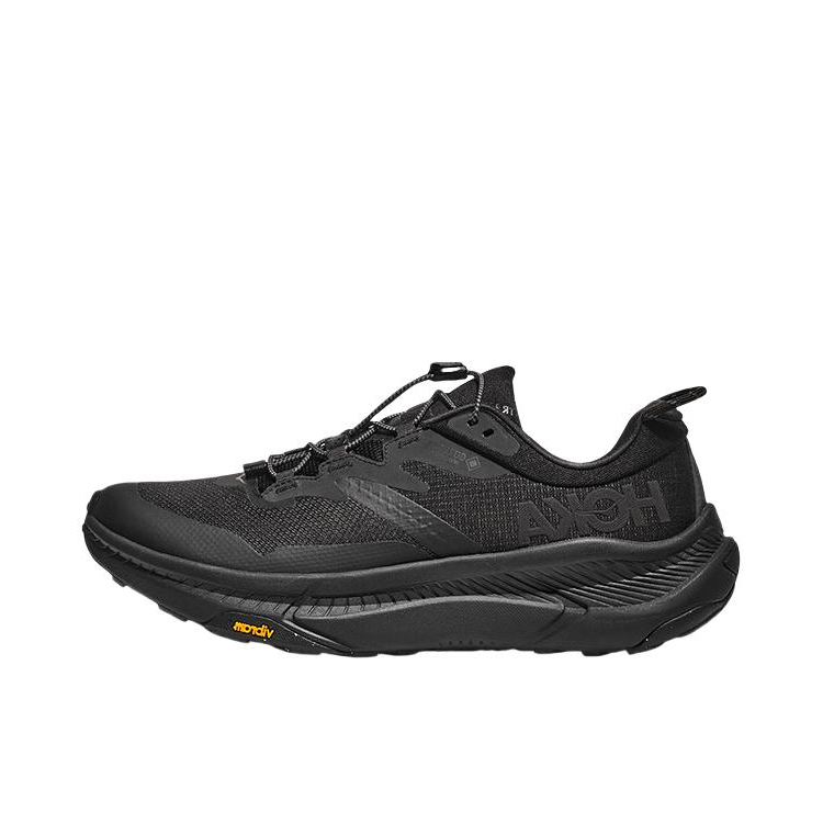推荐商品：HOKA ONE ONE  Transport Chukka GTX 畅行防水 防滑耐磨 舒适缓震  中帮 登山鞋 时尚百搭  徒步鞋 宽版/男款/黑色/黑色