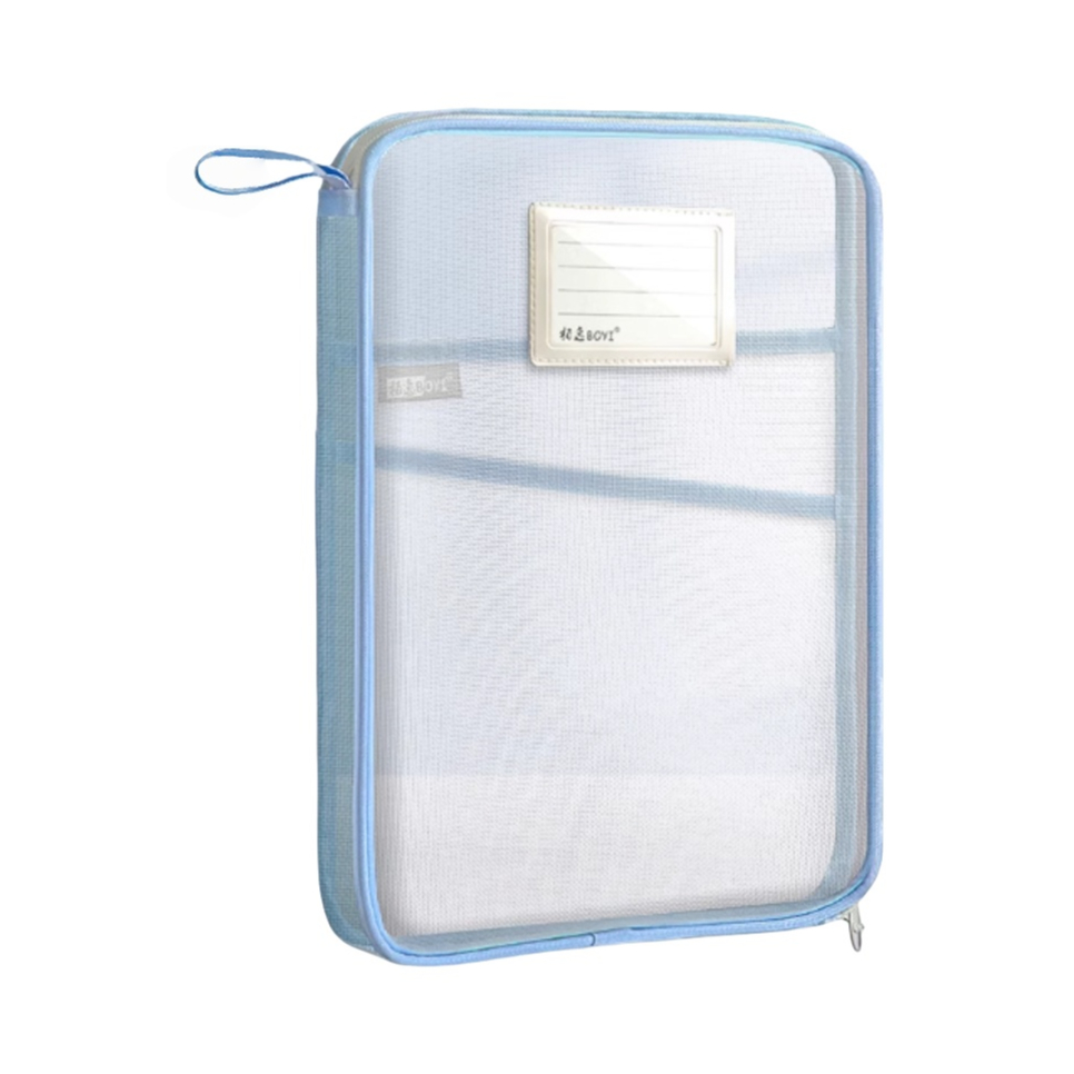 推荐商品：优翼 加厚网纱 A4 3层 学科文件袋