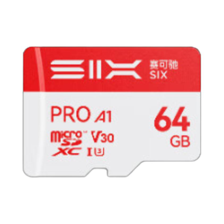 推荐商品：SIX/赛可驰 TF内存卡 适用游戏机无人机相机 A1 V30 U1 U3 PRO