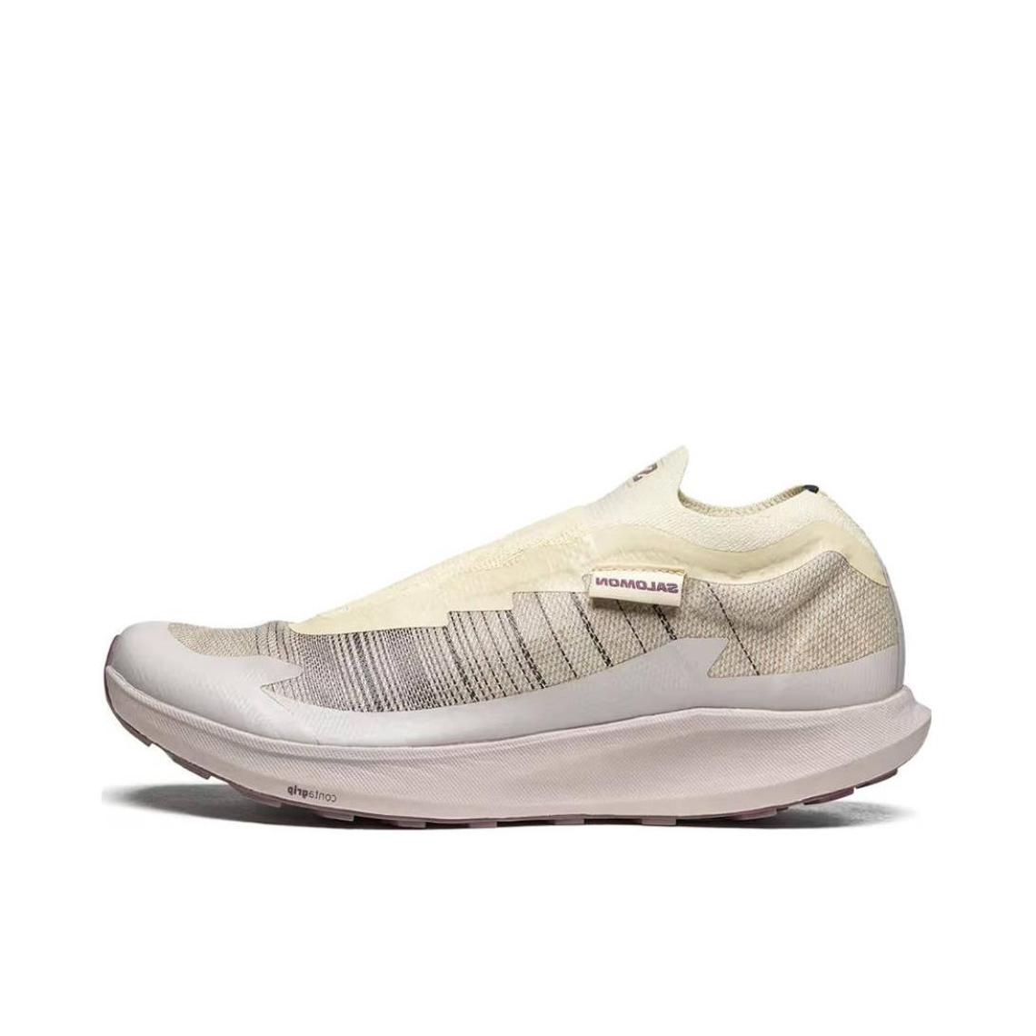 推荐商品：Salomon/萨洛蒙 Pulsar Advanced 防滑耐磨 网面透气 越野 贴合 舒适百搭 跑鞋 米色