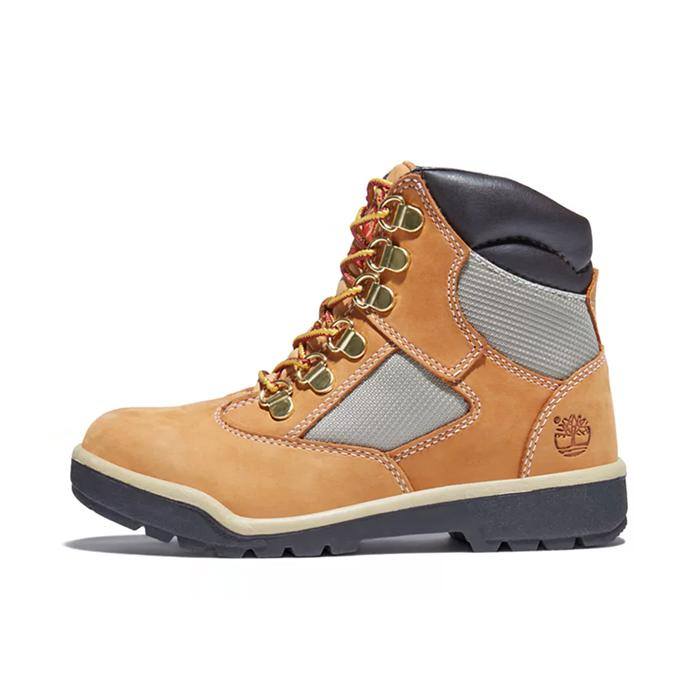 推荐商品：Timberland/添柏岚 经典休闲 减震耐磨 舒适透气 防水 增高 户外 马丁靴 A18QV231 大童/土黄色