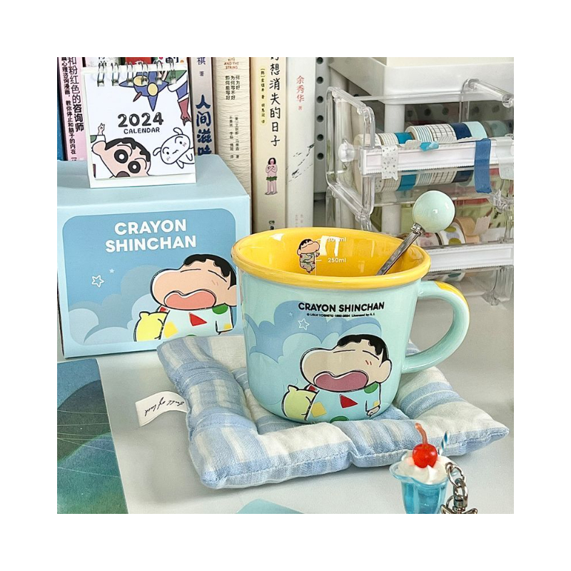 推荐商品：旻旻居 300ml 陶瓷 日式蜡笔小新马克杯