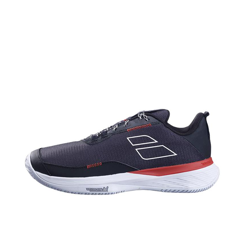 推荐商品：babolat/百保力 舒适系列SFX EVO AC MEN 运动休闲鞋 30S24555 黑色/嘉年华红