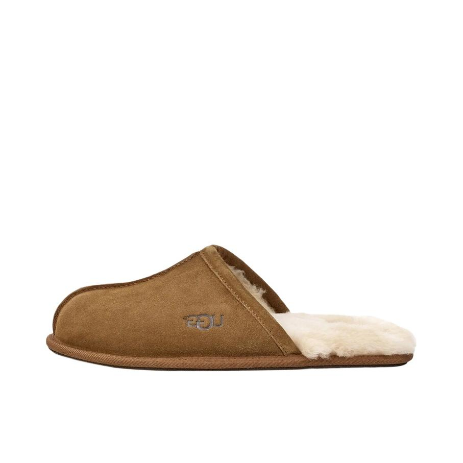 推荐商品：UGG Scuff Slide 舒适百搭 时尚 包头防磨 外穿 冬季 拖鞋 栗色