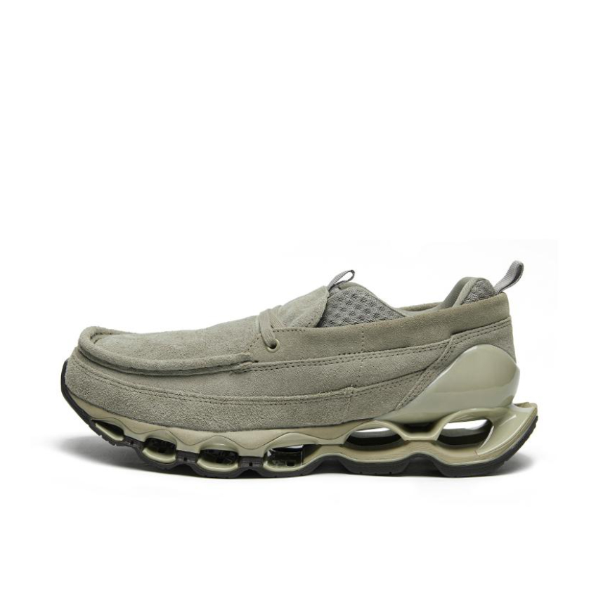 推荐商品：Mizuno/美津浓 Wave Prophecy Moc 气质 防滑 低帮 圆头 耐磨 跑鞋 棕灰色/摩卡