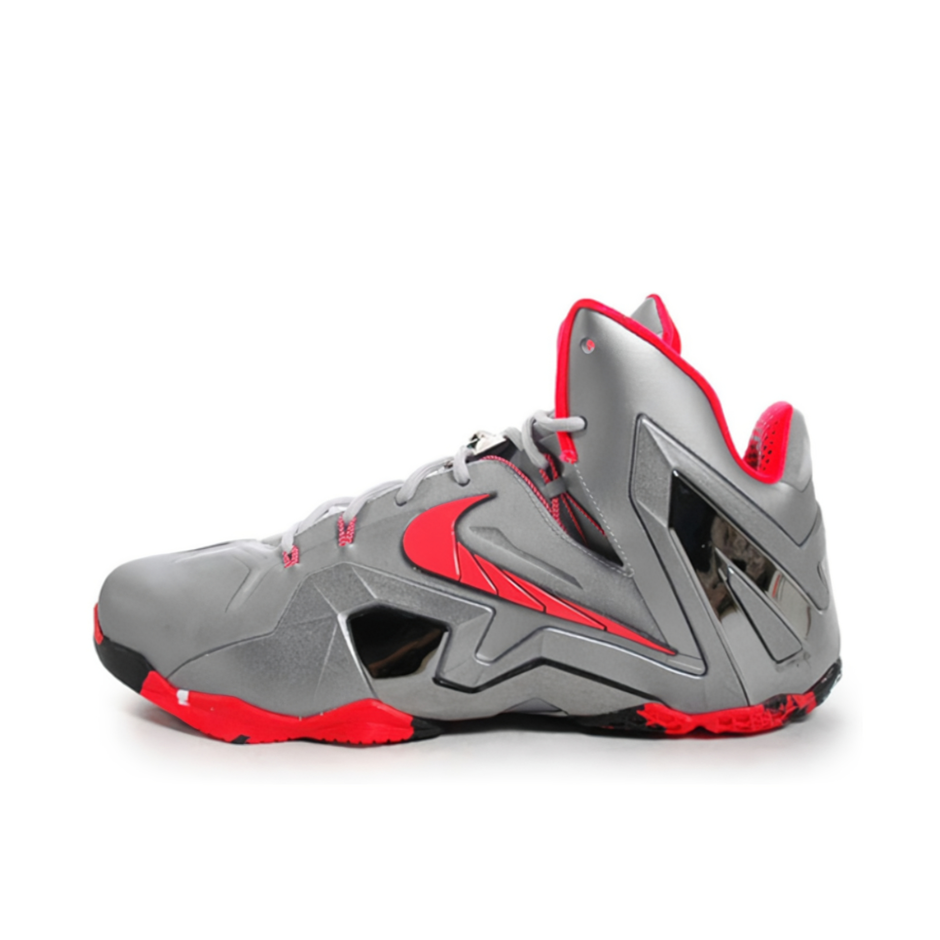 推荐商品：Nike Zoom LeBron 11 詹姆斯 防滑耐磨 缓震回弹 轻便透气 支撑 实战 篮球鞋 Team 精英灰