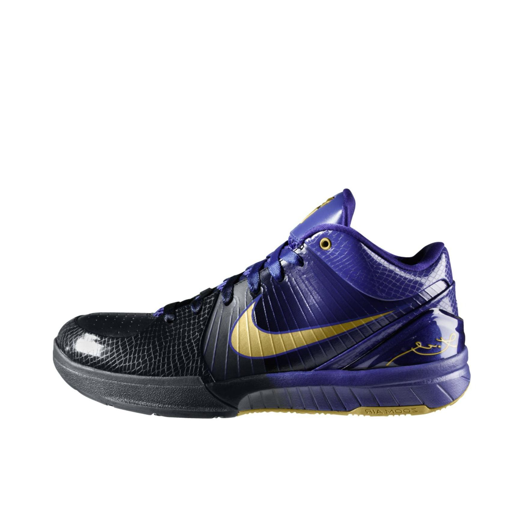 推荐商品：Nike Zoom Kobe 4 科比4 篮球鞋 复刻防滑耐磨减震舒适轻便圆头实战低帮 Gradient Away 渐变紫