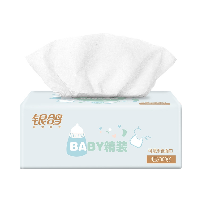 推荐商品：银鸽 Baby精装 4层 抽纸 170*117mm
