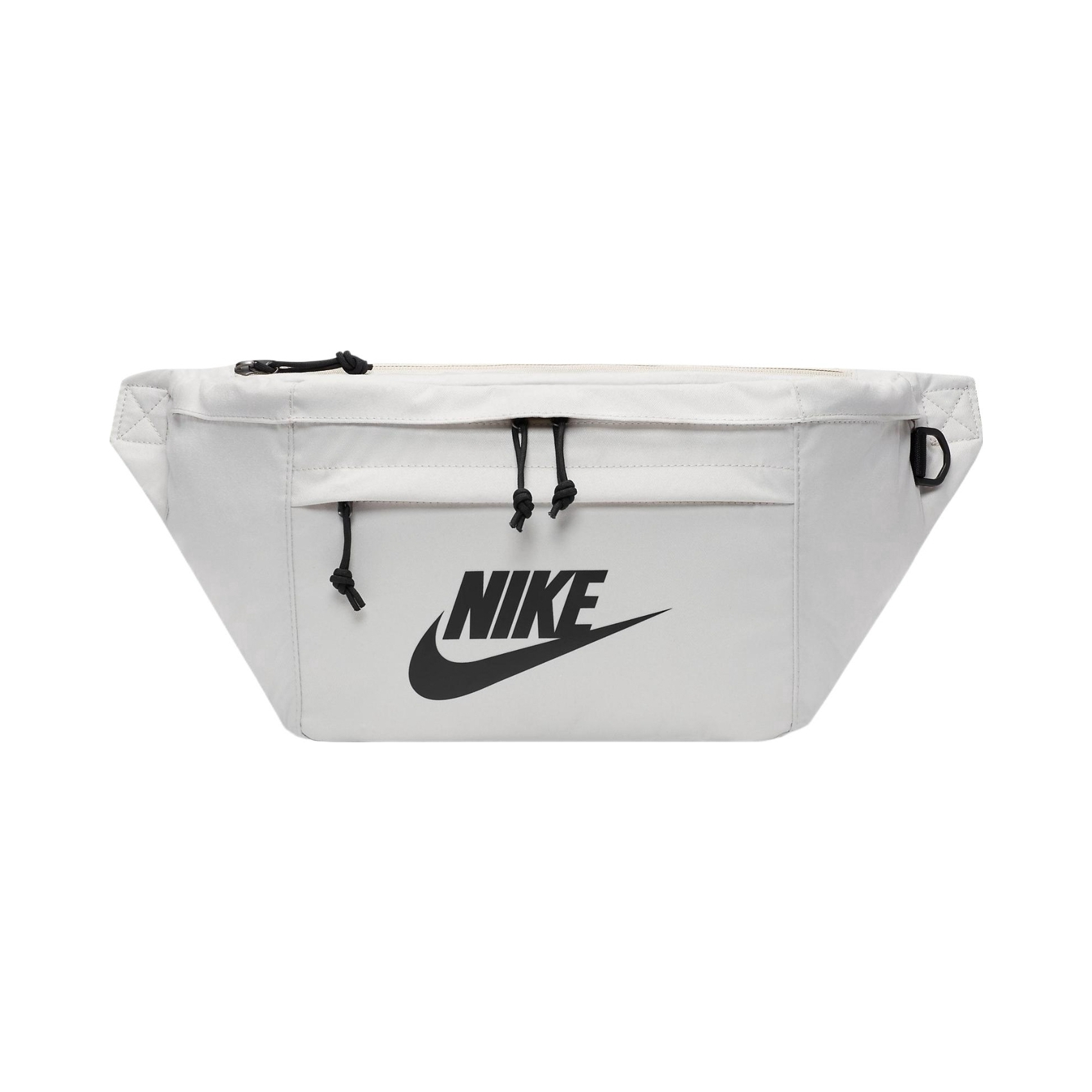Nike Tech Hip Pack系列 大容量品牌徽标字母印花尼龙弹性纤维织物拉链开合休闲运动腰包胸包