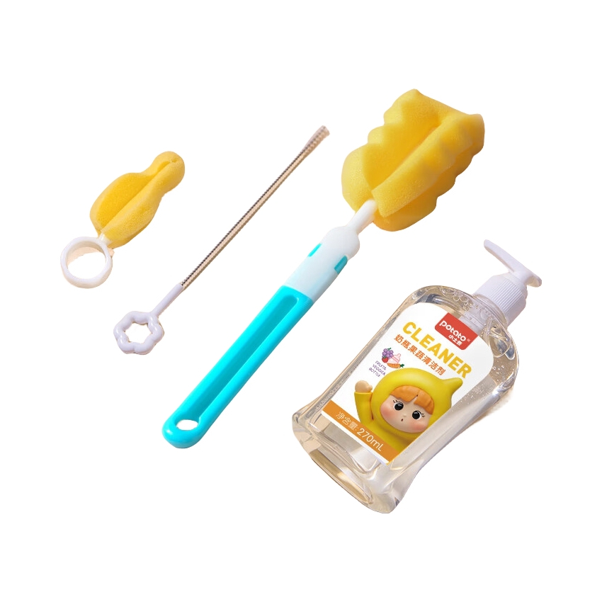 推荐商品：小土豆/potato 婴儿奶瓶清洁海绵刷