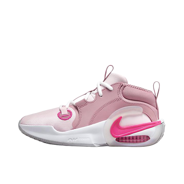 推荐商品：Nike Air Zoom Crossover 2 网面透气 防水轻便 舒适缓震 防滑耐磨 织物 合成革 篮球鞋 GS/粉色